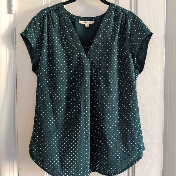 lillian v neck blouse